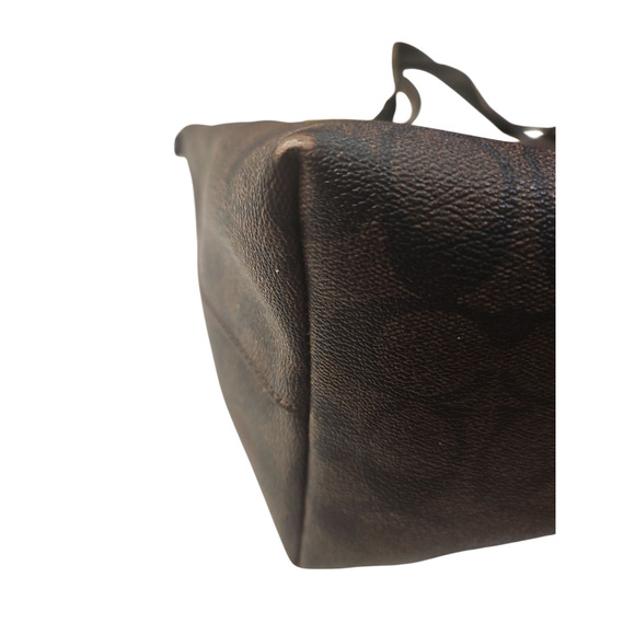 COACH Gallery Tote In Signature Canvas Top Zip 79609 with Wallet - Picture 15 of 16